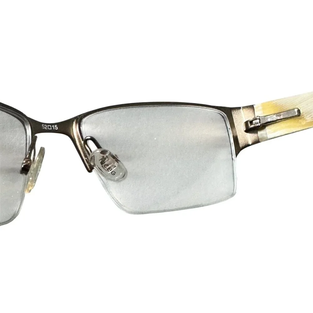BCBG Max Azria 52-15-130 Womens Brown Rectangular Eye Glasses Frames Only